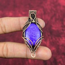 Charoite Gemstone Pendant Copper Wire Wrapped Pendant Handmade Jewelry For Gifts for sale  Shipping to South Africa