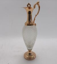 Vintage decanter gold for sale  RUGBY