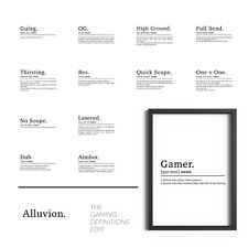 Gaming definition prints for sale  PULBOROUGH