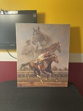 stone racing horse print fred for sale  Chesterfield