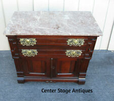 62832 Antique Victorian Marble Top Washstand Chest Dresser, used for sale  Mount Holly