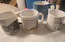 Four cat mugs for sale  Pelzer
