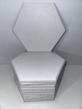 18 peças painéis hexagonais de espuma acústica absorção de som azulejos de parede estúdio à prova de ruído comprar usado  Enviando para Brazil