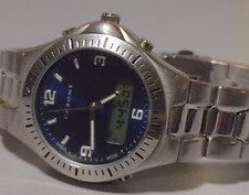 Relógio masculino Chrome Azzaro 42mm pulseira digital analógica 8 polegadas comprar usado  Enviando para Brazil
