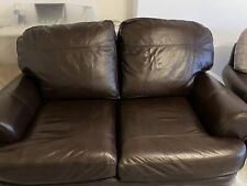 Leather settee 2 for sale  POOLE