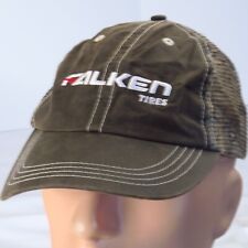 Falken Tires Woodland Camo Strapback Hat Cap Racing Mesh Performance Brown for sale  Shipping to South Africa
