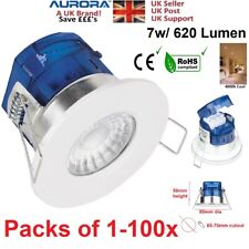 Downlight LED 7w Blanco Frío 4000k Clasificación Fuego IP65 240v Techo Aurora X7, usado segunda mano  Embacar hacia Mexico