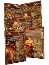 Usado, Mortal Kombat, Edición de Coleccionista PS3 Libro de Arte Movimiento Juego de Tarjetas Solo, 22 Tarjetas segunda mano  Embacar hacia Argentina
