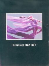 Usado, Fiat Uno Premiere Prospekt 1986 D brochure prospetto prospectus catalogue comprar usado  Enviando para Brazil