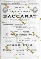 Baccarat 1916 cut d'occasion  Expédié en Belgium