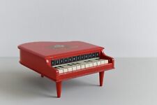 Juguete de piano de cola bebé rojo vintage de 12 notas en caja segunda mano  Embacar hacia Argentina