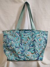 Bolsa de viagem Vera Bradley com cordão família piscina pernoite azul margarida paisley comprar usado  Enviando para Brazil