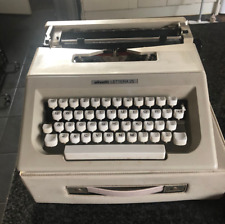 Vintage retro Olivetti lettera 25 portable typewriter in carry case for sale  Shipping to South Africa