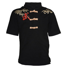 Camiseta de artes marciais bordada manga curta uniforme verão infantil top comprar usado  Enviando para Brazil