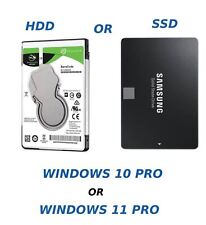 1TB HDD/SSD 2.5" SATA Hard Drive for Laptop with Win 10/Win 11 Pro Pre-installed, used for sale  Shipping to South Africa