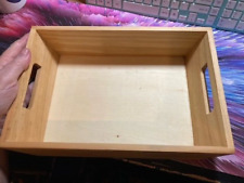 Twinings Small deep sided wooden tray 30 x 20 x 8.5 cm, used for sale  Shipping to South Africa