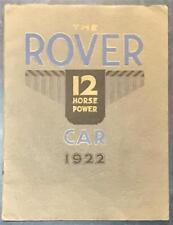 Rover car sales for sale  LEICESTER