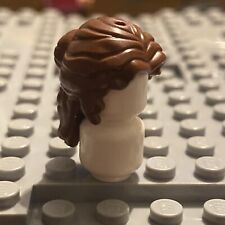 Minifigura Lego marrom cabelo longo rabo de cavalo menina princesa com furo cabeça desgaste H6 comprar usado  Enviando para Brazil