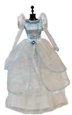 Usado, Vestido de Noiva Disney Park Exclusivo Pequena Sereia Princesa Ariel Branco Azul  comprar usado  Enviando para Brazil