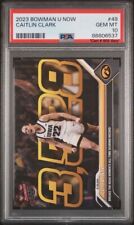 CAITLIN CLARK IOWA 2023 BOWMAN U TOPPS NOW #49 CARD PSA 10 GEM MINT for sale  Shipping to South Africa