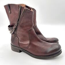 Botas Boho Divine Follie Marrón Cuero Envejecido con Cremallera Italia Talla 39 segunda mano  Embacar hacia Argentina