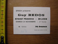 Ticket billet spectacle d'occasion  Dijon
