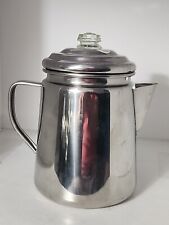 Coleman Stainless Steel 12 Cup Camping Hike Stovetop Percolator Coffee Pot for sale  Shipping to South Africa