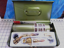 VINTAGE BERNZOMATIC DELUXE PROPANE TORCH Kit Green Case for sale  Shipping to South Africa