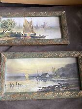Vtg pair framed for sale  Liberty Lake