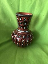 Brown pottery vase for sale  ABERGAVENNY