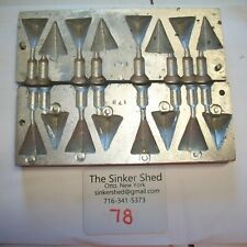  Sweet molds Pyramid sinker Mold #78- 2 oz  - FREE SHIPPING for sale  Shipping to South Africa