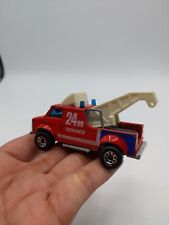 Vintage 1985 Matchbox Chevy Breakdown Van Caminhão de Reboque Vermelho 24 HR Serviço comprar usado  Enviando para Brazil