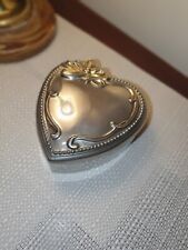 Vintage silver heart for sale  LUTON