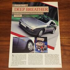 Porsche 944 magazine for sale  Salt Lake City