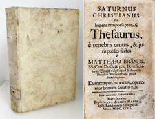 Saturnus Christianus seu Ingens temporis pretiosi Thesaurus, è tenebris erutus,  comprar usado  Enviando para Brazil