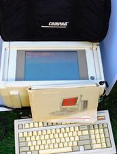 Compaq 386 1987 computadora portátil, funciona, manual original, estuche de transporte segunda mano  Embacar hacia Argentina