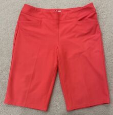 Bermuda Adidas Casual Golfe Coral Cintura Média Pull-On Tamanho Médio Feminina, usado comprar usado  Enviando para Brazil