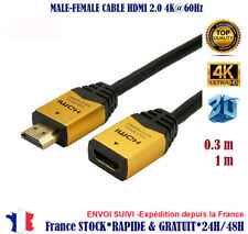 Rallonge cable hdmi d'occasion  Heimsbrunn