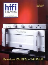 HiFi & Records Sonderdruck 2002 7/02 D Test Bryston 25 BPS + 14B SST Verstärker comprar usado  Enviando para Brazil