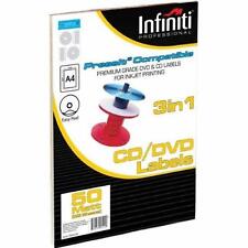 Usado, Infiniti A4 Matt etiqueta Cd (50) etiquetas de qualidade Premium 25 Folhas - 50 Etiquetas comprar usado  Enviando para Brazil