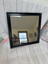 Beveled Wall Mirror, 16" x 16", Black Mainstays, used for sale  Shipping to South Africa