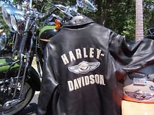 HARLEY DAVIDSON LEATHER JACKET 100th ANNIVERSARY LARGE SPRINGER FATBOY ROADKING for sale  Mountain Lakes