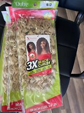 outre xpression beach curl crochet hair 14"  for sale  Shipping to South Africa