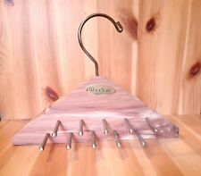 Cabide Woodlore Tie Belt Rack suporte de madeira cedro organizador de armário qualidade natural, usado comprar usado  Enviando para Brazil