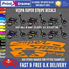 Vespa super stickers for sale  WALTHAM ABBEY