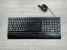 Logitech K740 teclado USB iluminado Y-UY95 testado funciona totalmente funcional comprar usado  Enviando para Brazil