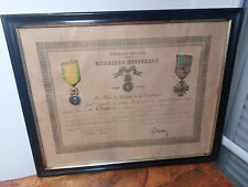 Cadre diplôme militaire d'occasion  Draguignan