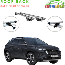 Compatível com racks de teto Hyundai Tucson 2016-2024 barras transversais barra de teto prata comprar usado  Enviando para Brazil