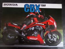 Folheto de vendas de motocicletas Honda CBX750 F comprar usado  Enviando para Brazil