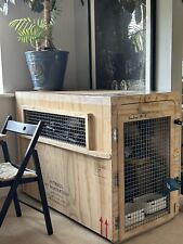 Largewooden dog crate for sale  STROUD